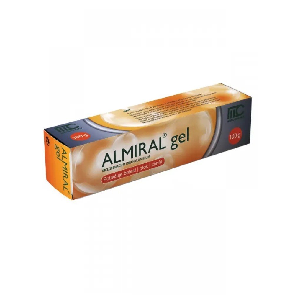 Almiral Gel Diclofenac 100 g,Almiral Gel Diclofenac 100 g