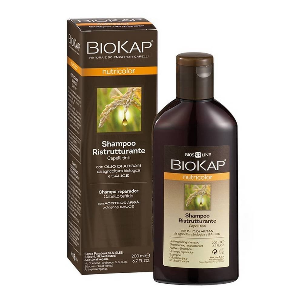 Biokap Nutricolor - Restructuring Shampoo For Colored Hair 200 Ml