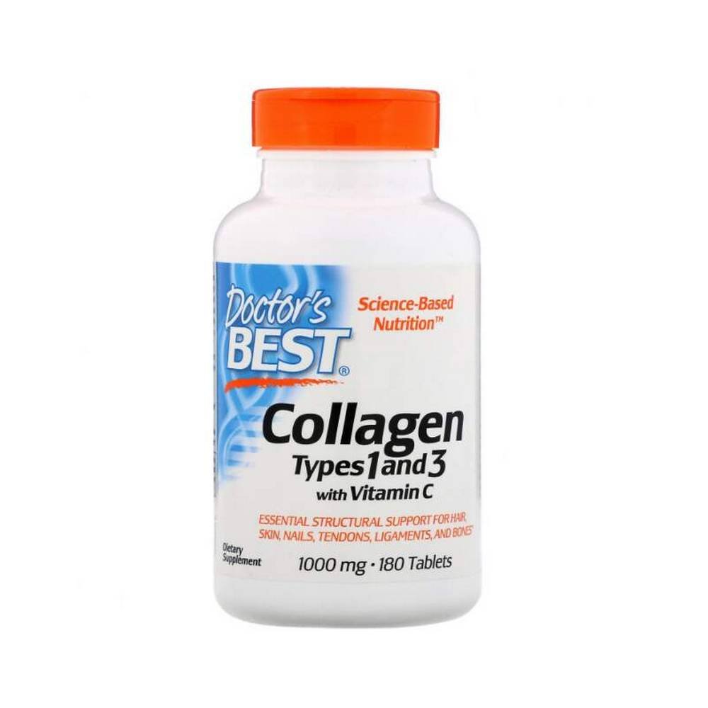 Collagen type 1 and 3 1000 mg, 180, Колаген тип 1 и 3 1000мг