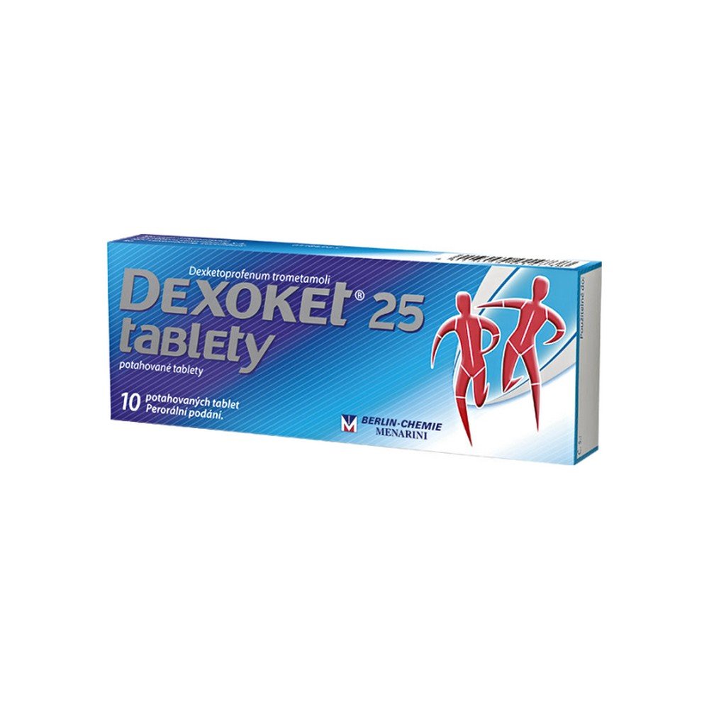 Dexoket 25mg 10 Tablets