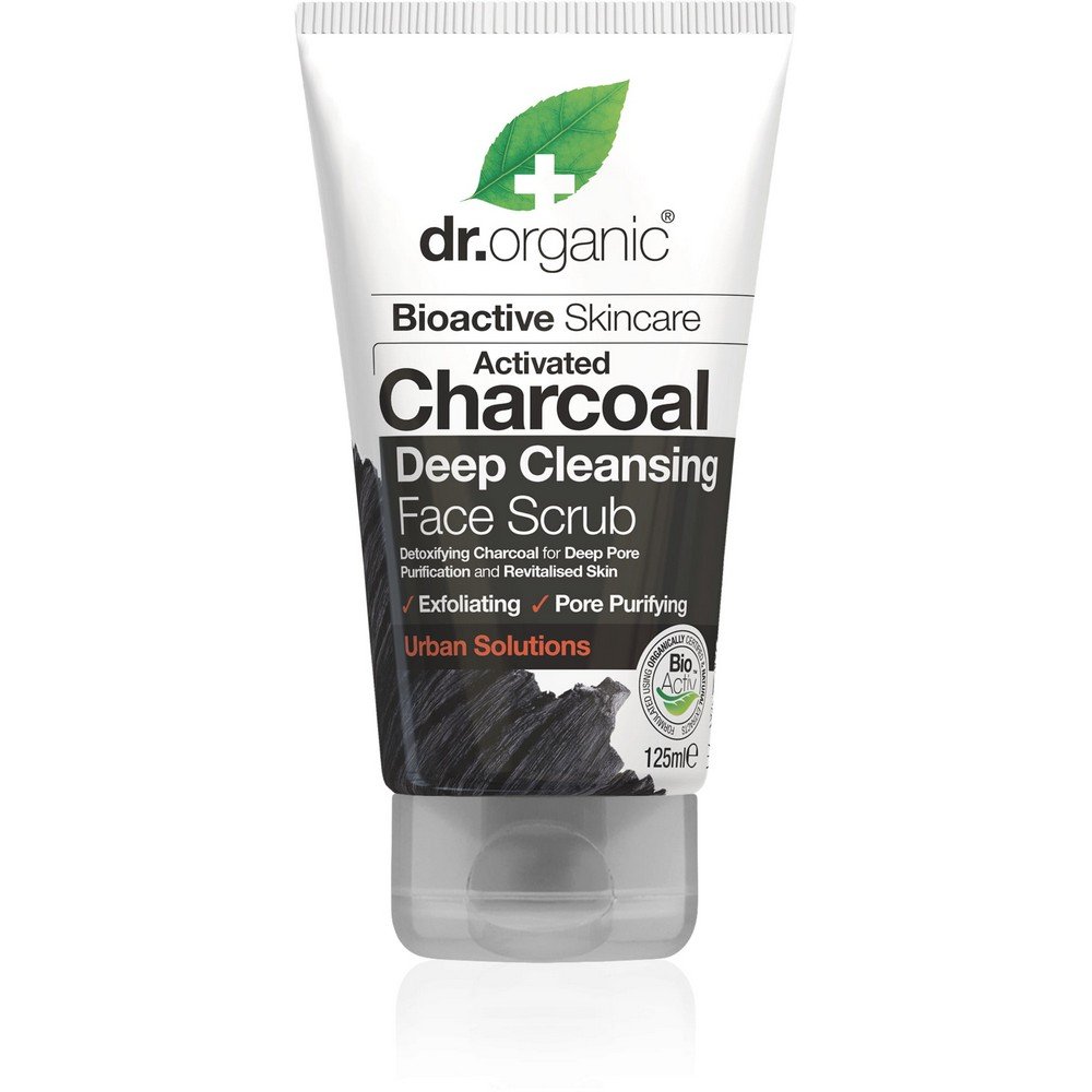 Dr Organic Dr.Organic Bioactive Skincare, Facial Peeling With Organic Activated Charcoal, 125Ml