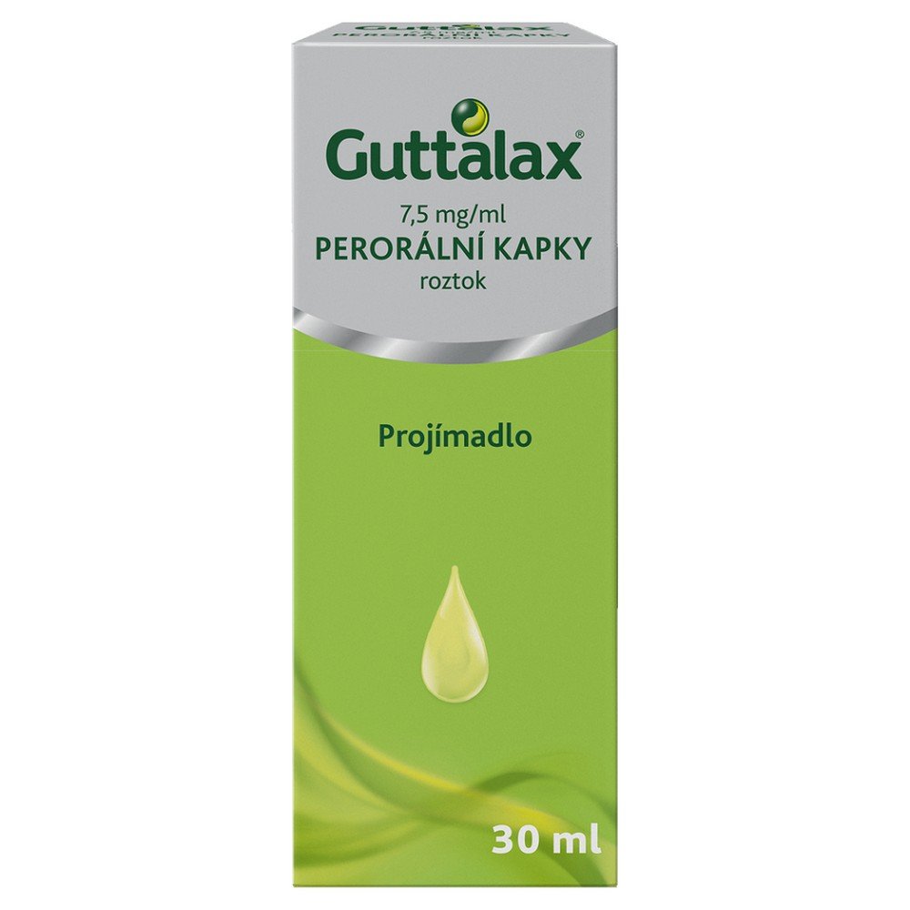 GUTTALAX Laxative drops 30 ml,GUTTALAX 7.5mg/ml Projímadlo kapky, roztok 30 ml