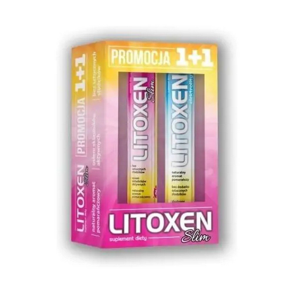 LITOXEN SLIM Litoxen Slim set, 20 effervescent tablets + Litoxen Electrolytes, 20 effervescent tablets