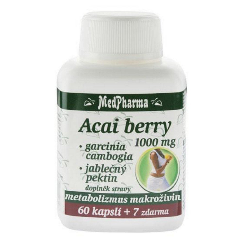 MEDPHARMA Acai berry 1000 mg + garcinia 67 capsules
