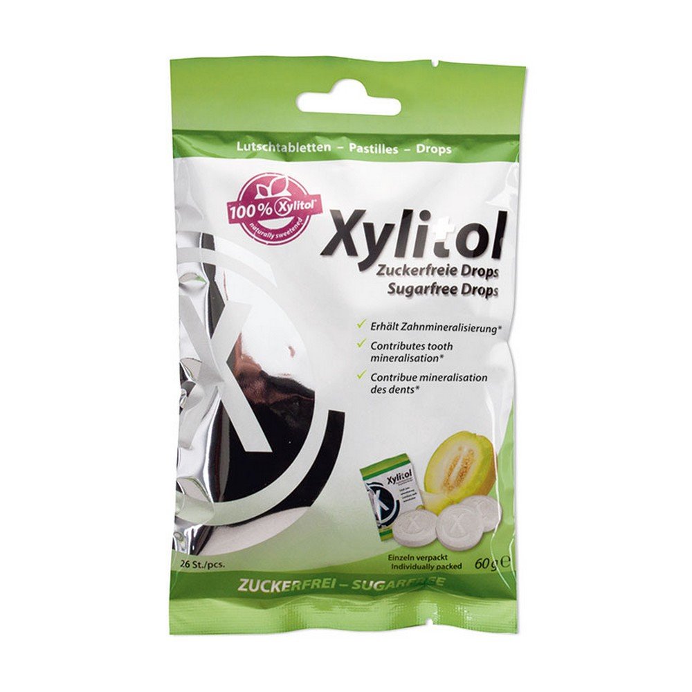MIRADENT Xylitol drops sugar -free melon, 60 g