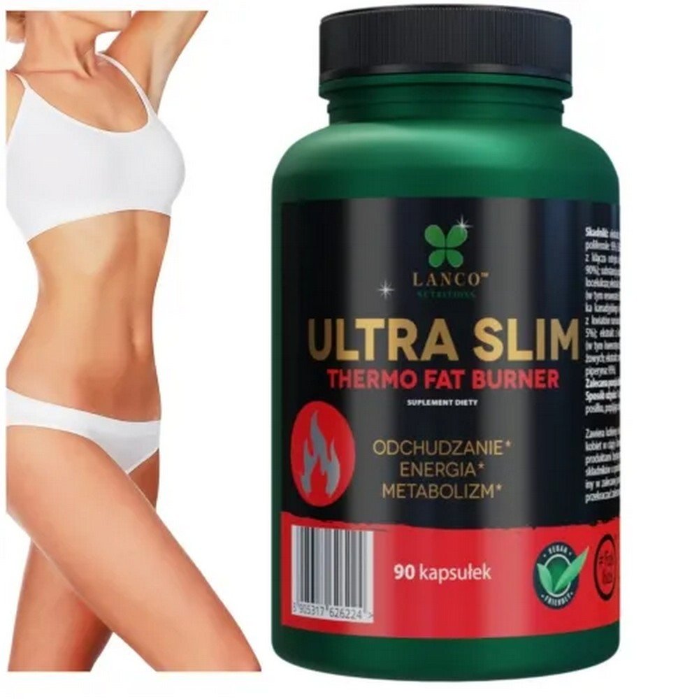 Powerful fat burner - ULTRA SLIM THERMO FAT BURNER - dietary supplement 90 capsules