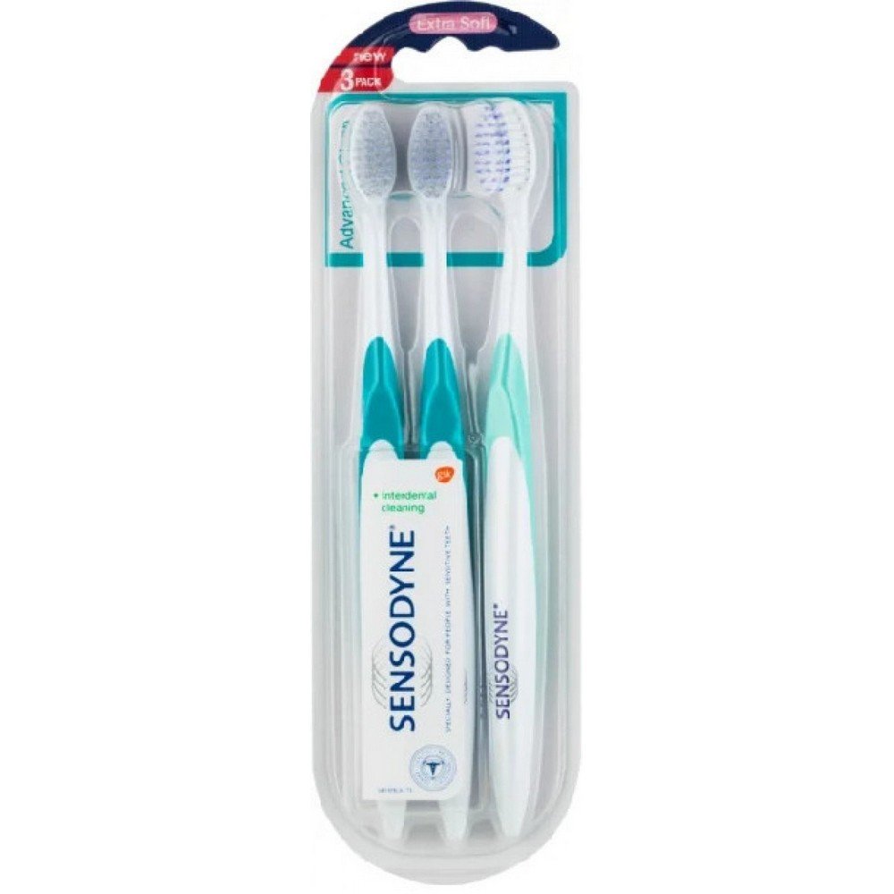 Sensodyne Advanced Clean Triopack Toothbrush Extra Soft 3 pcs