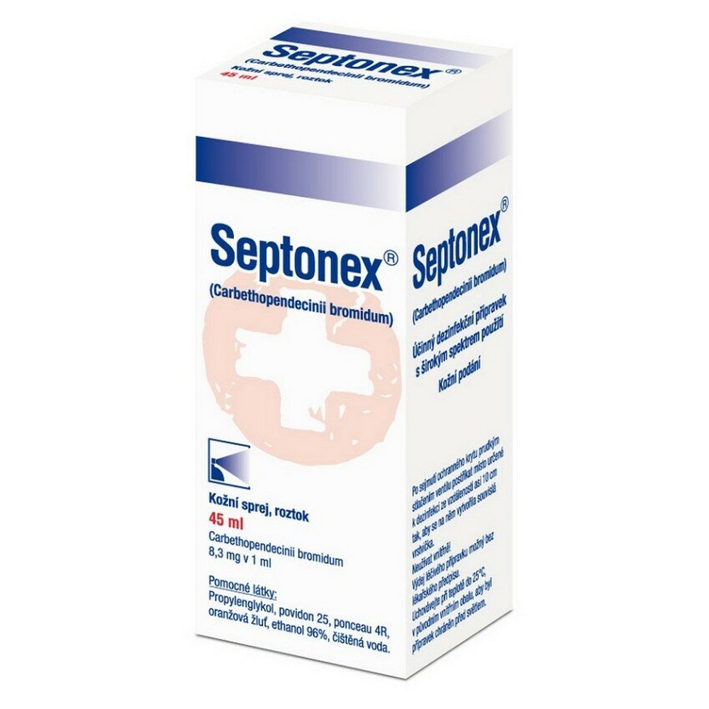 SEPTONEX Spray in 45 ml solution,SEPTONEX Sprej v roztoku 45 ml