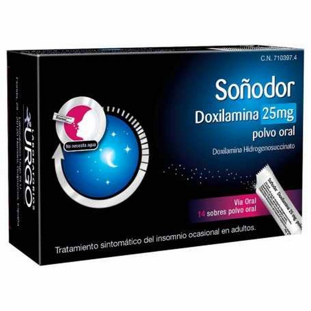 Sonodor Doxylamine 25 MG Oral Powder 14 Envelopes