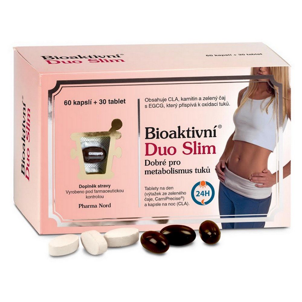 PHARMA NORD Bioactive duo slim 60 capsules + 30 tablets