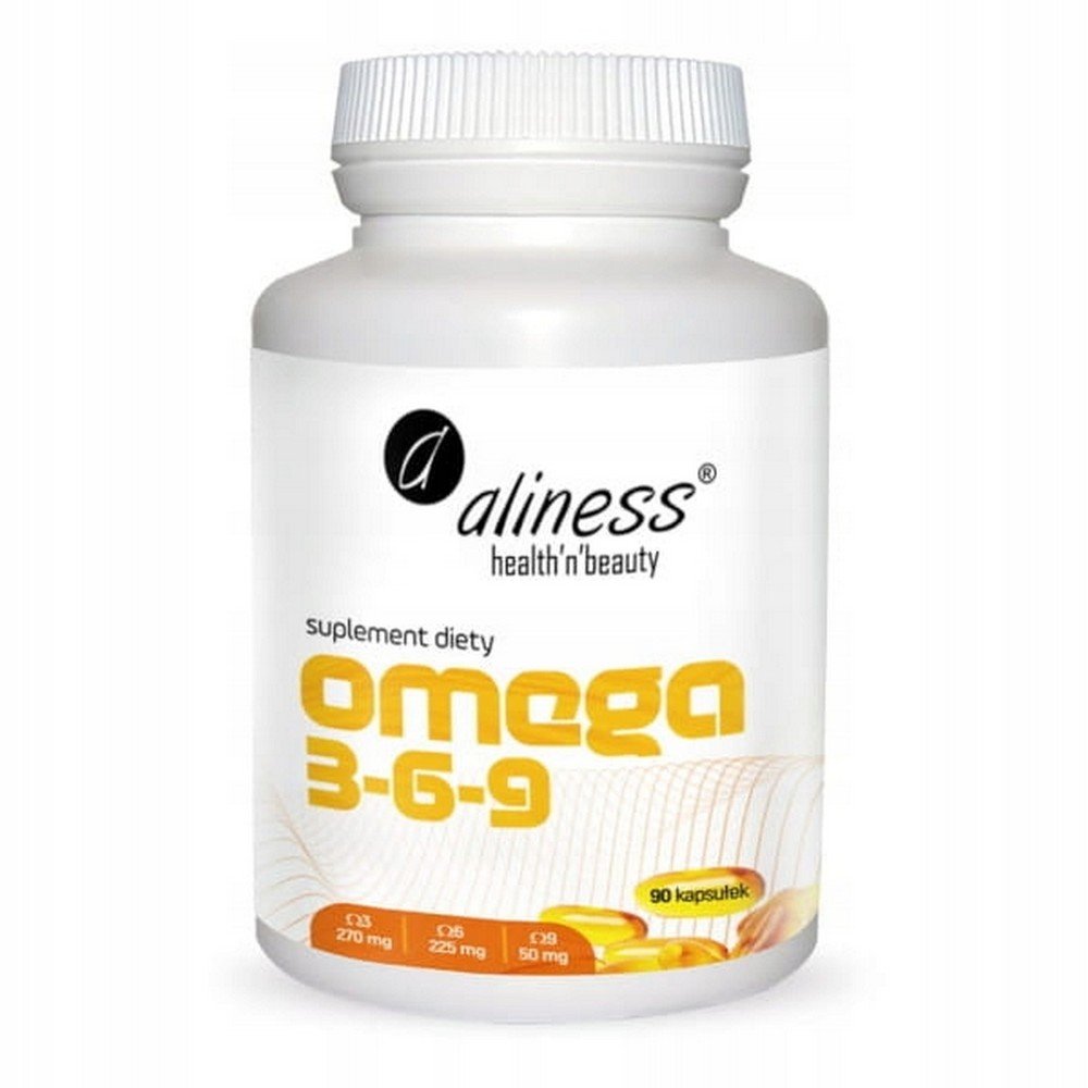 Aliness,Aliness Omega 3 6 9 Natural Flaxseed Oil DHA EPA,Aliness Omega 3 6 9 Naturalny olej lniany DHA EPA