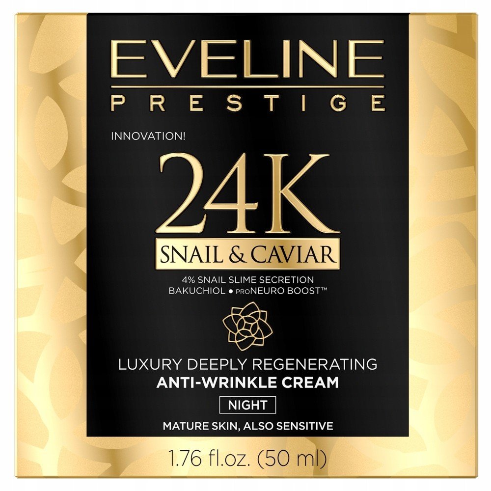 Eveline Cosmetics,Eveline Anti-wrinkle night cream, 50ml,Eveline Przeciwzmarszczkowy krem ​​na noc, 50ml