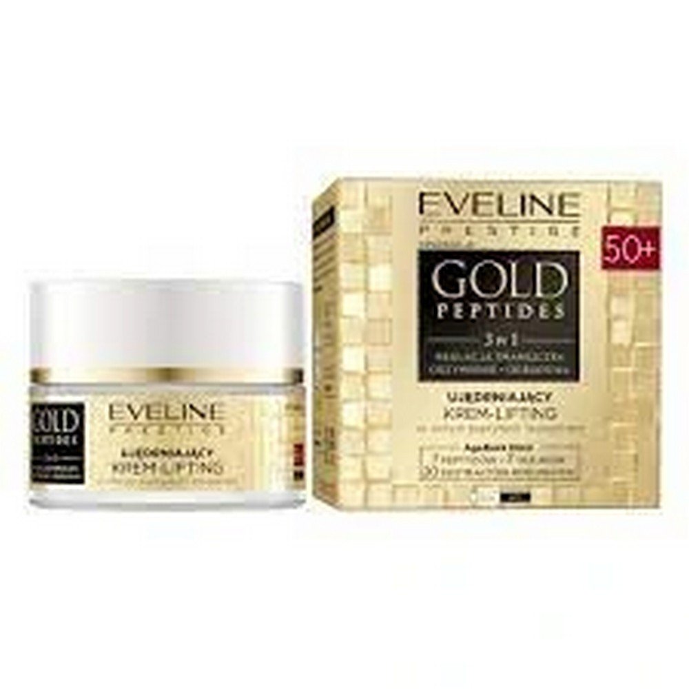 Eveline Cosmetics,Eveline Gold Peptides Cream-lifting 50+,Eveline Gold Peptides Krem-liftingujący 50+