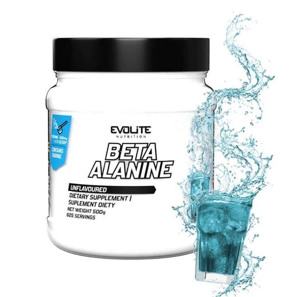 Evolite Natural, Beta Alanine 500 Pure Without AdditivesEvolite Natural Beta Alanina 500 Pure bez dodatków