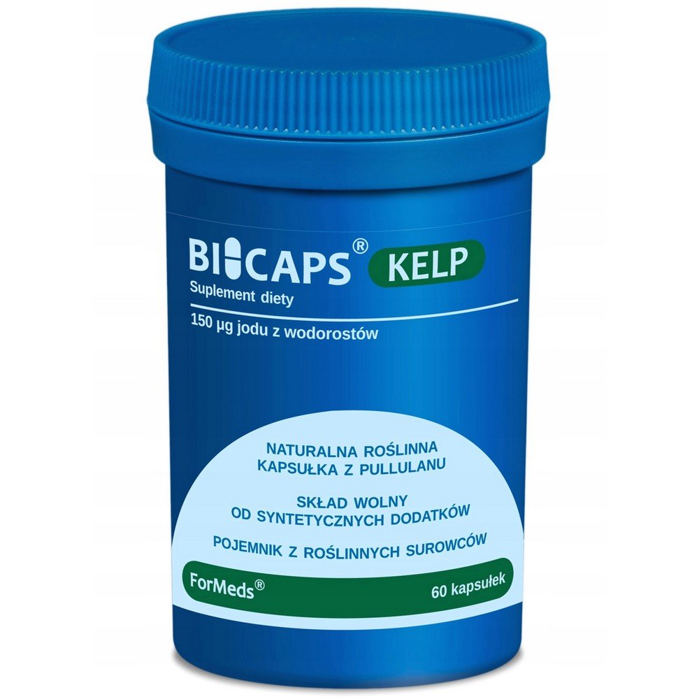 ForMeds,BICAPS KELP dietary supplement iodine ,60 pcs,BICAPS KELP suplement diety jod 60 szt.