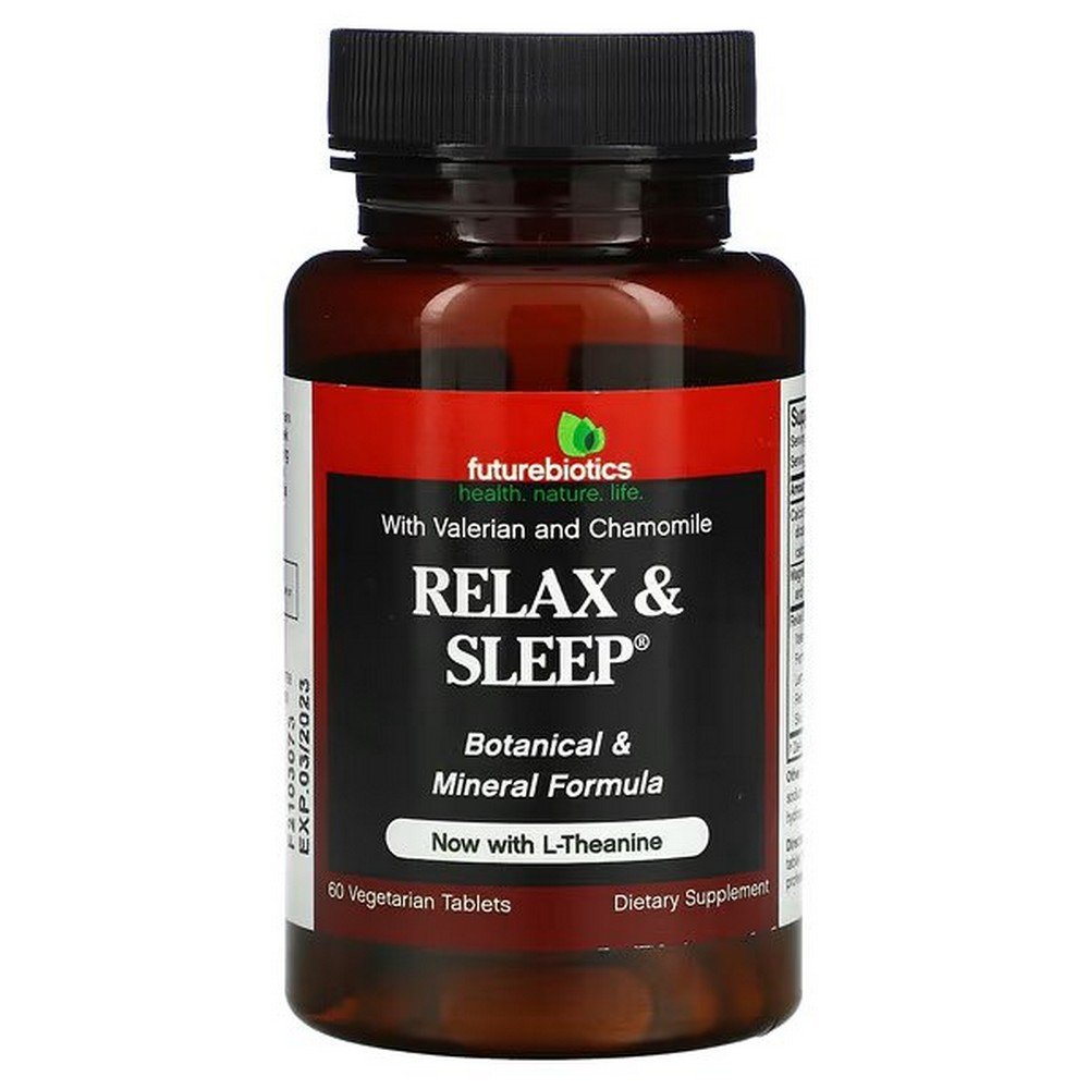 Futurebiotics, Relax & Sleep, 60 vegetarian tablets,Futurebiotics, Relax & Sleep, 60 vegetarische Tabletten