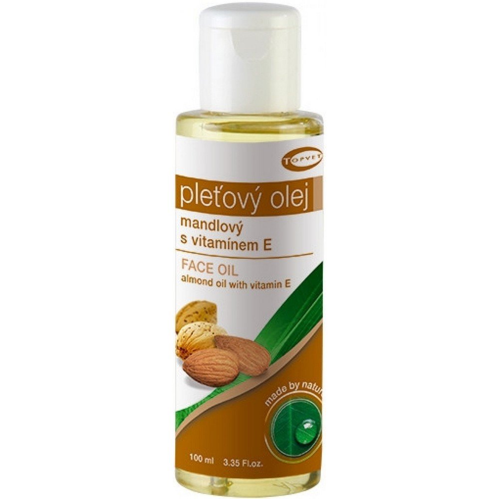 Topvet,Green Idea Almond oil 100% with vitamin E 100 ml,Green Idea Mandlový olej 100 % s vitaminem E 100 ml