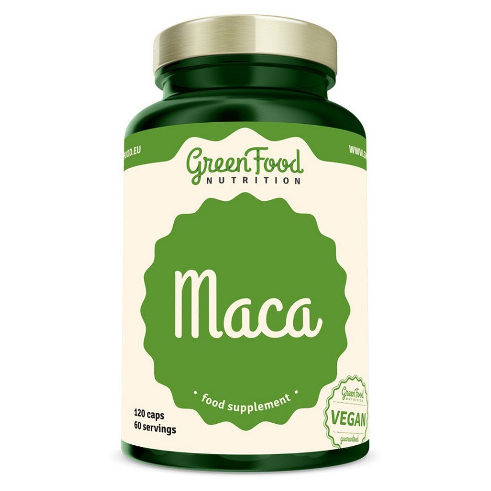 GREENFOOD NUTRITION Maca 120 capsules