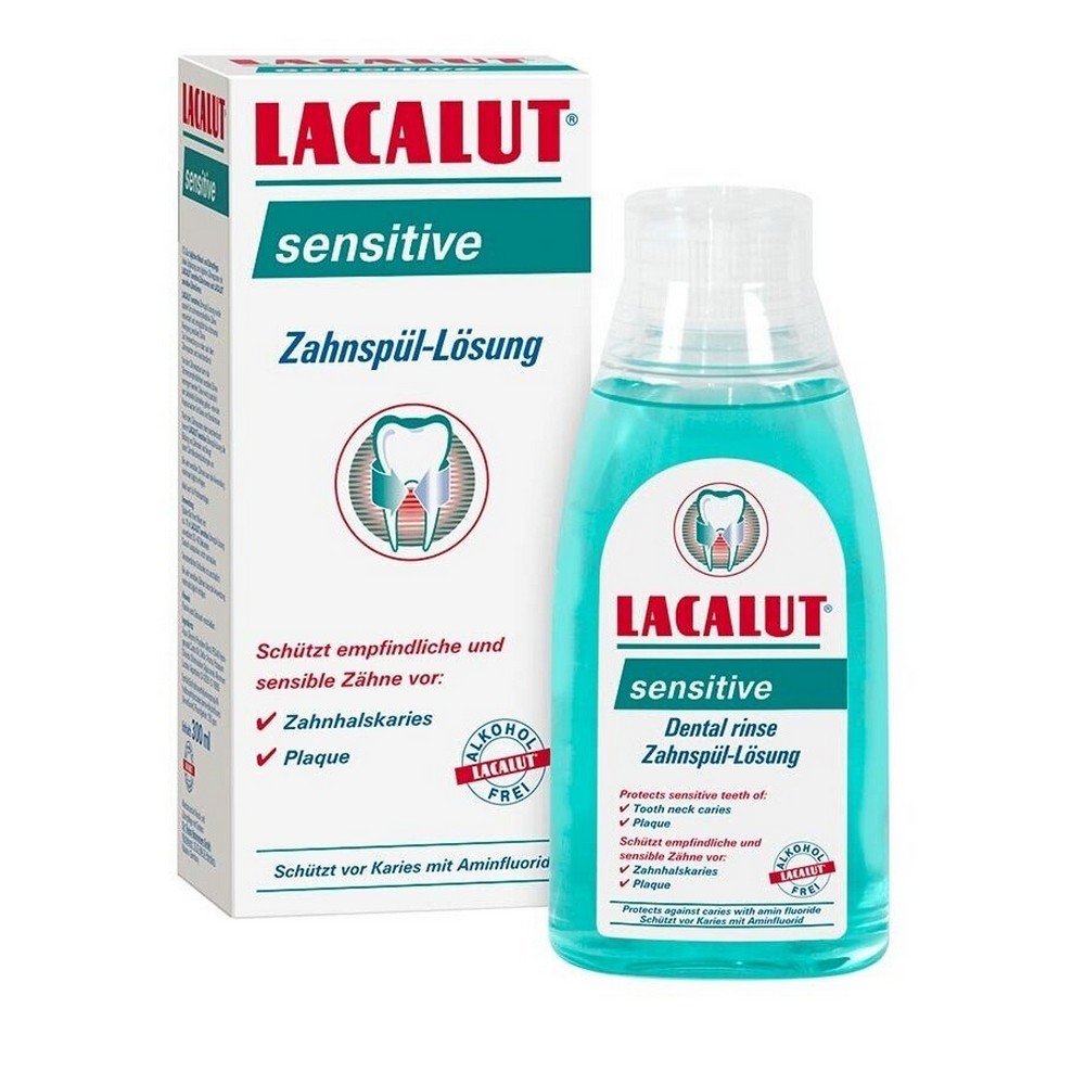 Lacalut sensitive mouthwash 300ml,Lacalut sensitive Mundspülung 300ml
