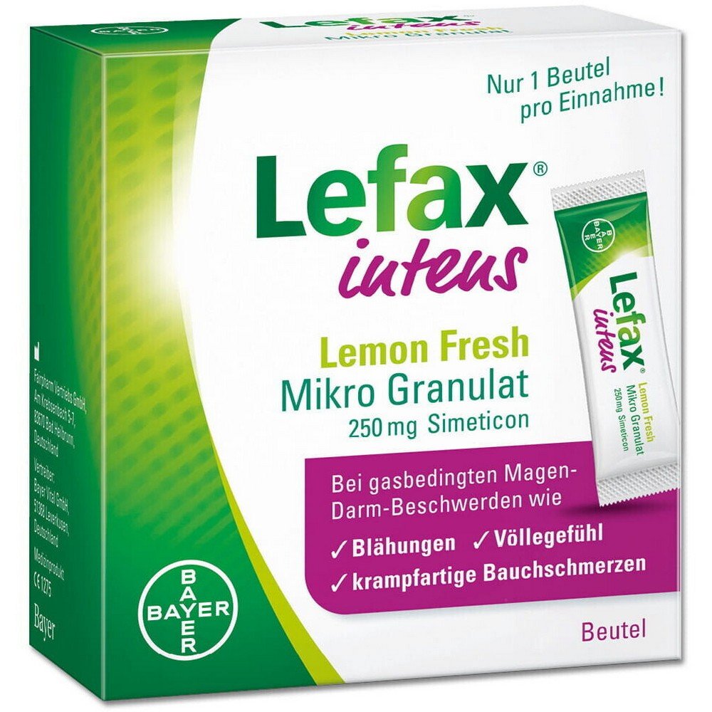 Lefax intens Lemon Fresh micro granules 50 pieces, Lefax intens Lemon Fresh Mikro Granulat 50 Stk