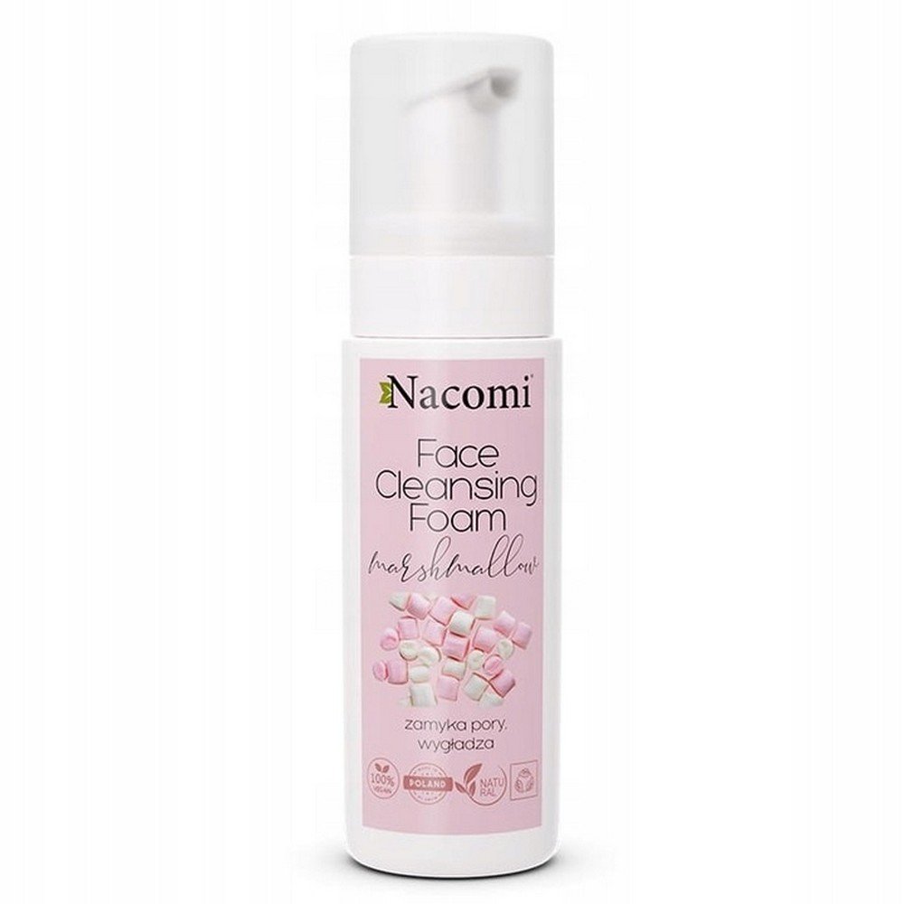 Nacomi,Marshmallow Cleansing facial foam,Marshmallow Oczyszczająca pianka do twarzy