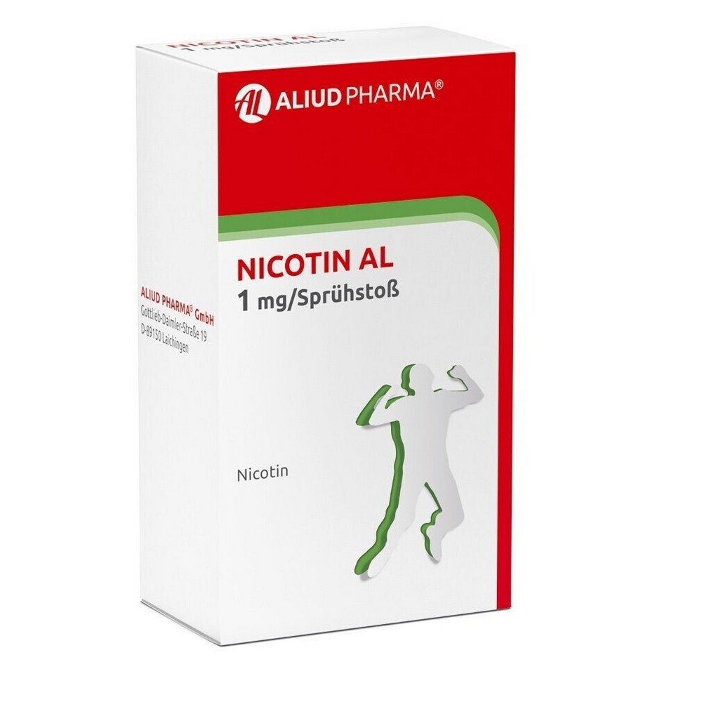 Nicotin AL 1mg/spray spray 2 pieces, Nicotin AL 1mg/Sprühstoß Spray 2Stk.