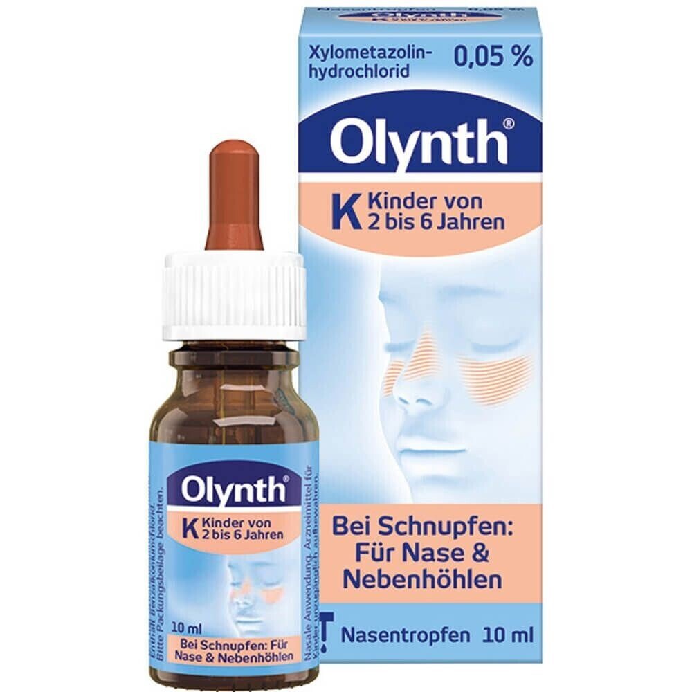 OLYNTH 0.05% for children nasal drops 10ml, OLYNTH 0,05% für Kinder Nasentropfen 10ml
