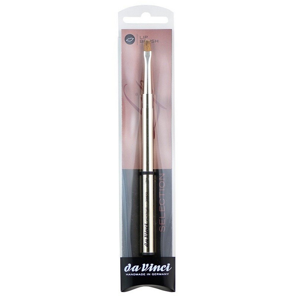 da Vinci,Retractable Lip brush with Russian red sable hair 39420,Výsuvný kartáč na rty s ruským červeným sobolím vlasem 39420