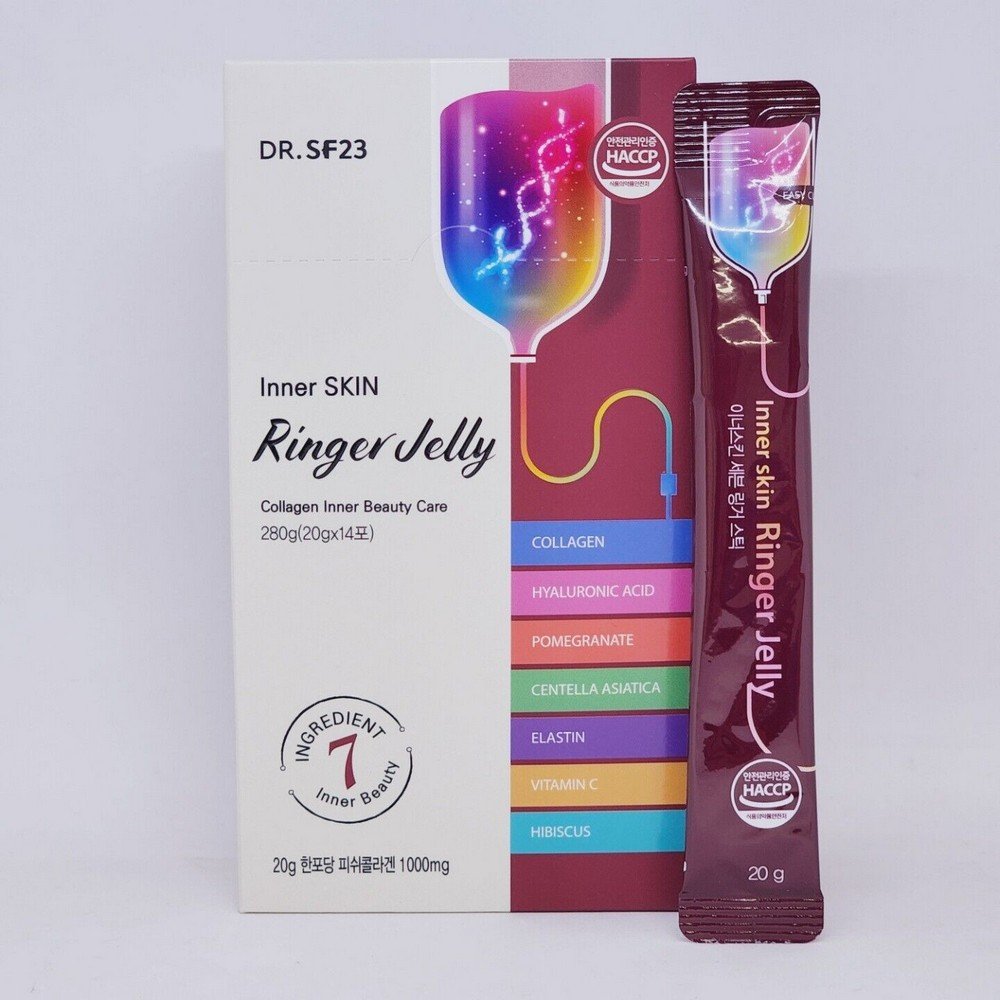 Skin Factory,SF23 Inner Skin Ringer Kolagen w żelu 20g x 14szt K-Beauty,SF23 Inner Skin Ringer Jelly Collagen 20g x 14pcs K-Beauty