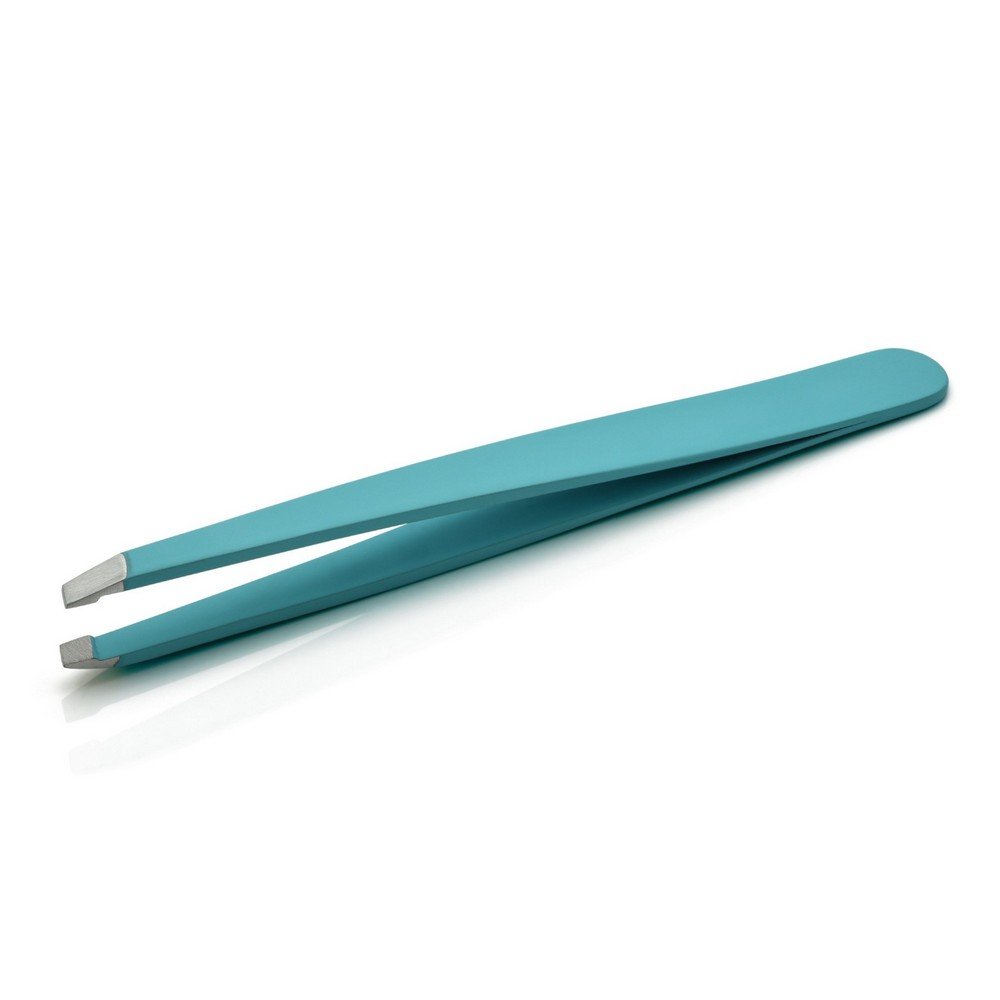 Mont Bleu s.r.o.,Slanted Tweezers Turquoise pCT-1,Šikmá pinzeta tyrkysová pCT-1