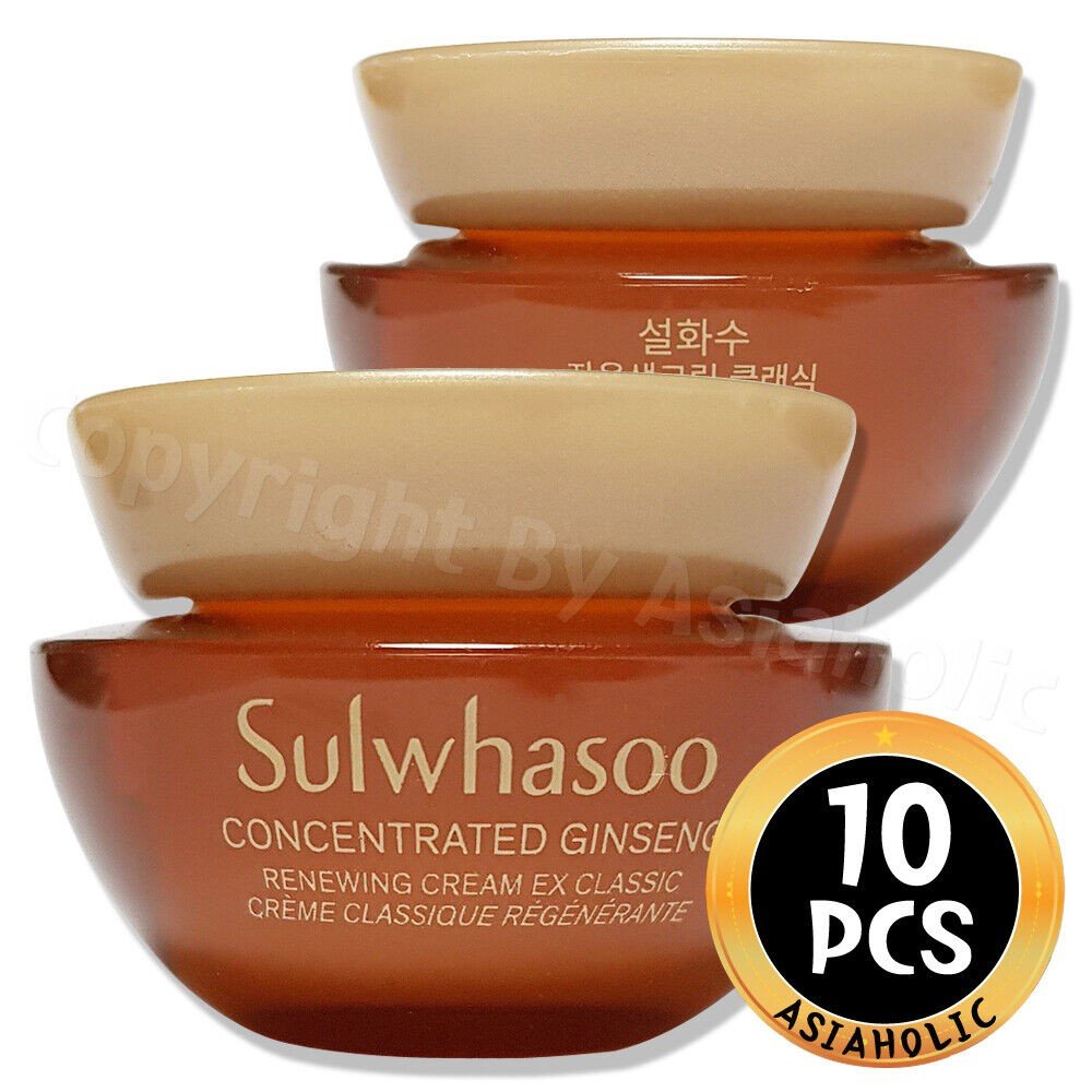Sulwhasoo,Sulwhasoo Concentrated Ginseng Renewing Cream EX Classic 5ml x 10pcs (50ml) New