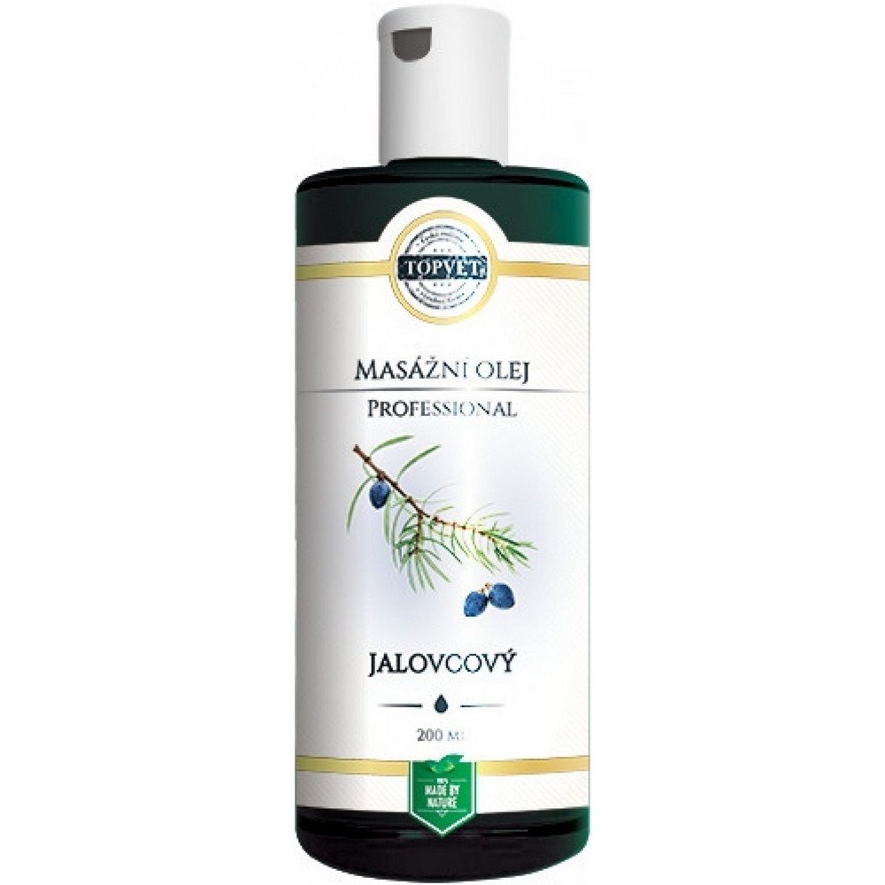 Topvet,Topvet juniper massage oil 200 ml,Topvet jalovcový masážní olej 200 ml