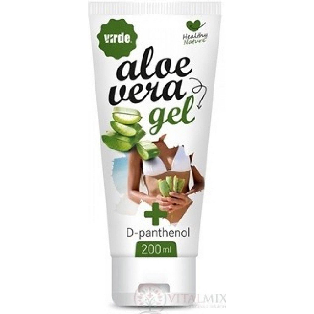VIRDE spol. s r.o.,Virde Aloe vera gel with D-panthenol 200 ml,Virde Aloe vera gel s D-panthenolem 200 ml