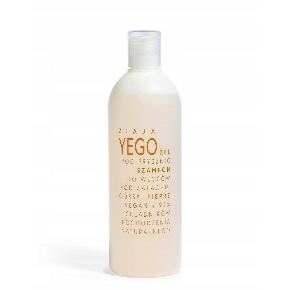 Ziaja Yego ,Ziaja yego shower gel, mountain pepper shampooZiaja yego żel pod prysznic, szampon górski pieprz