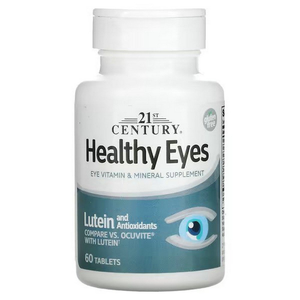 21st Century, Healthy Eyes, Lutein and Antioxidants, 60 Tablets,21. Jahrhundert, Gesunde Augen, Lutein und Antioxidantien, 60 Tabletten