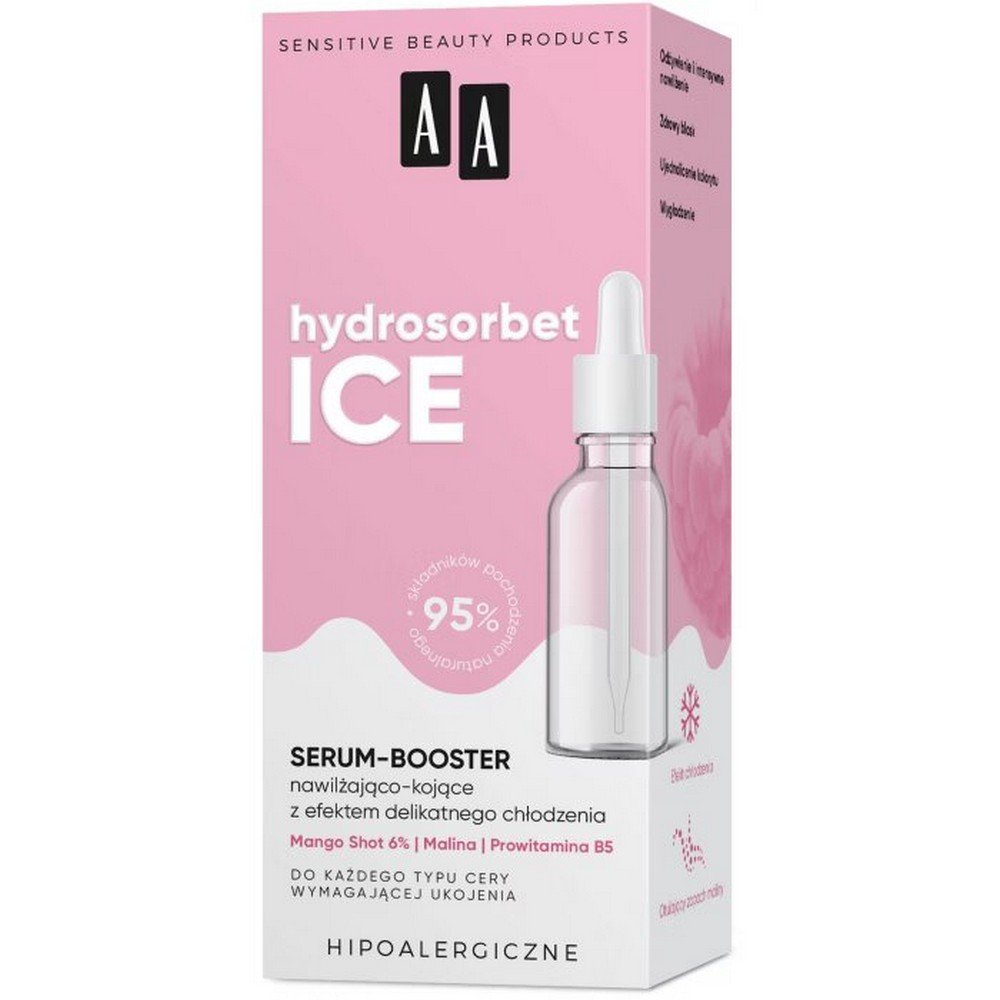 OCEANIC SP. Z O.O.,AA Hydrosorbet ICE Serum-booster moisturizing and soothing with a gentle cooling effect 30 ml,AA Hydrosorbet ICE Serum-booster nawilżająco-kojące z efektem delikatnego chłodzenia 30 ml