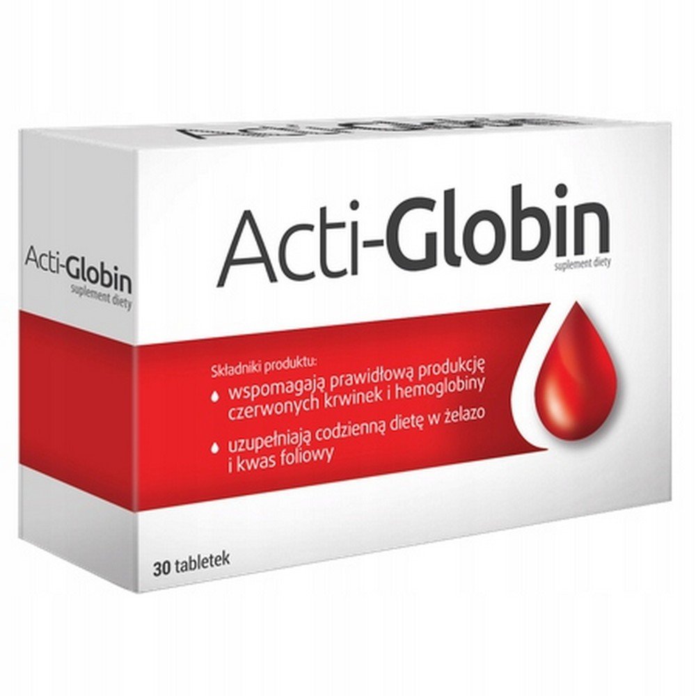 Aflofarm, Acti-Globin dietary supplement, 30, pcs,Acti-Globin suplement diety, 30 szt.