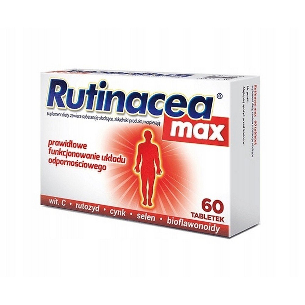 Aflofarm ,Rutinacea Dietary supplement max, 60 ,pcs,Rutinacea Suplement diety max, 60 szt.