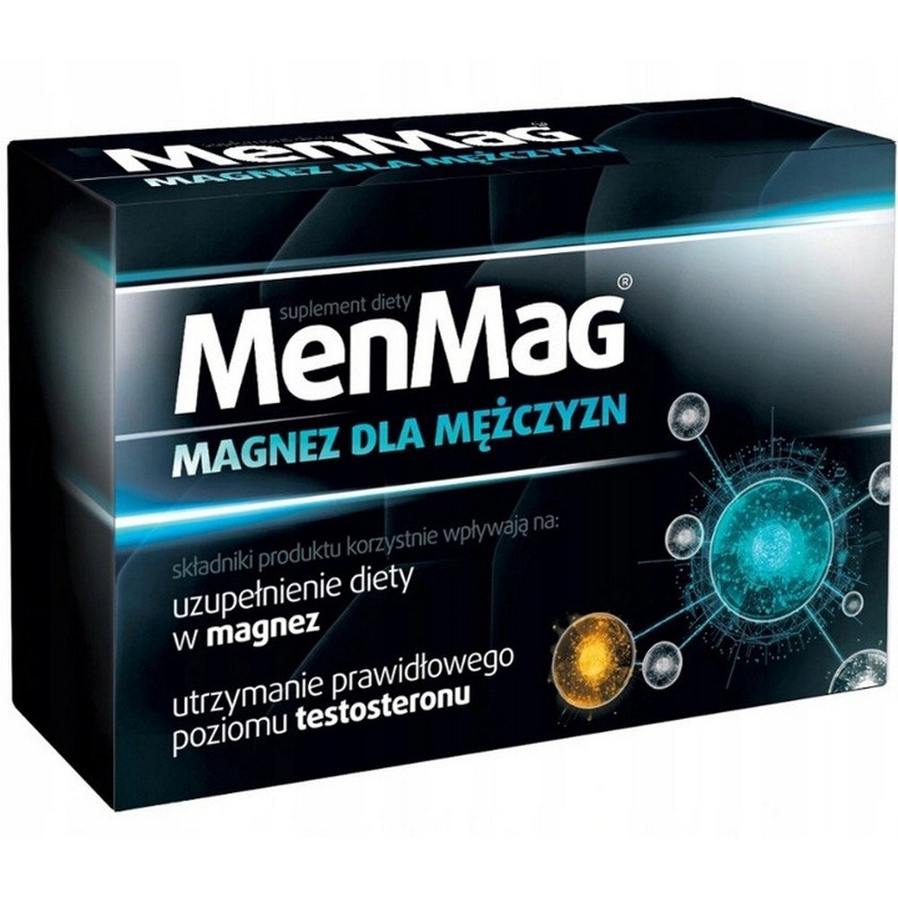 Aflofarm,MenMag dietary supplement ,30 ,piec,MenMag suplement diety, 30 szt