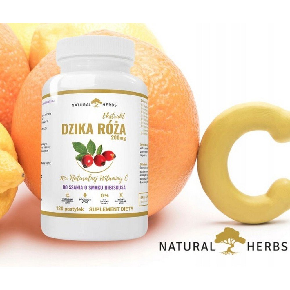Alto Pharma,Wild Rose Extract dietary supplement 200 mg ,120 pieces,Suplement diety Ekstrakt z Dzikiej Róży 200 mg, 120 sztuk