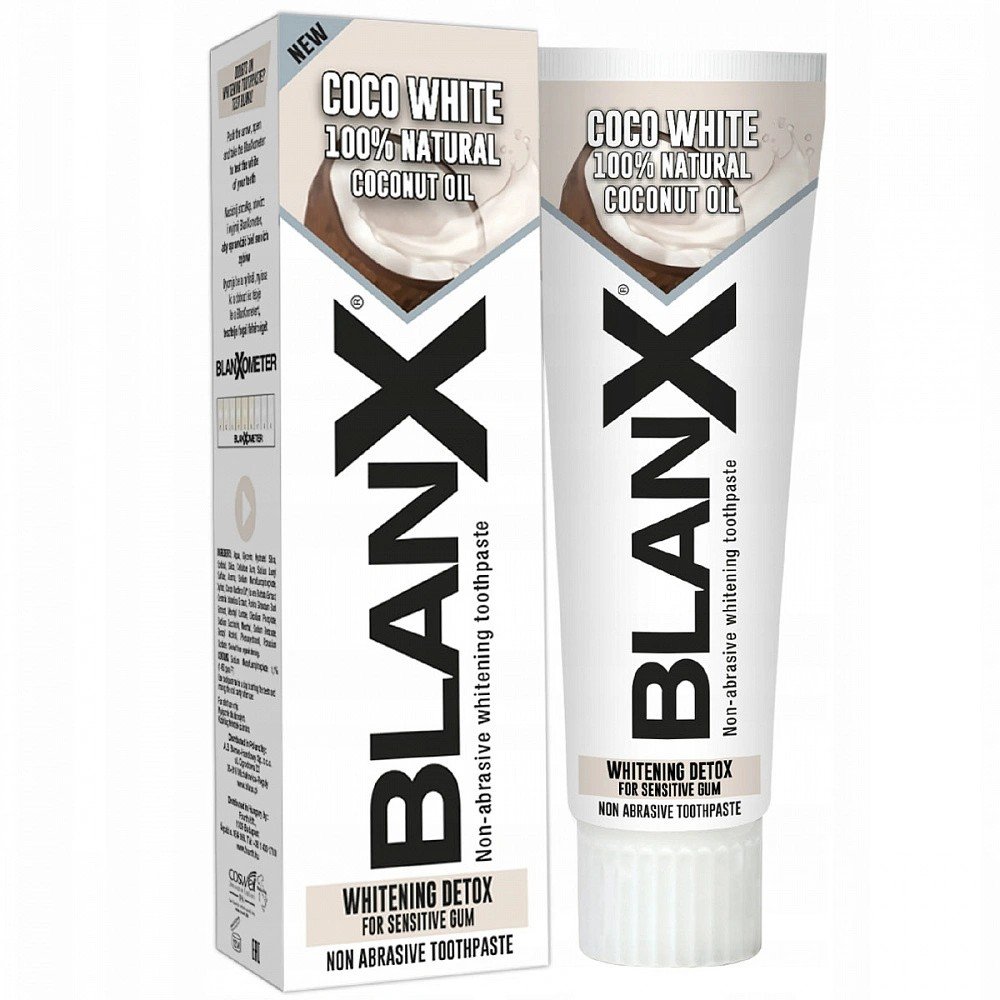 Coswell ,BlanX teeth whitening paste 75 ml,Pasta wybielająca zęby BlanX 75 ml