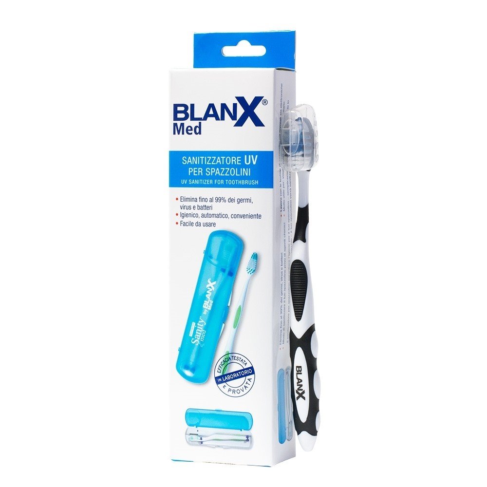 Coswell ,BlanX UV sanitizer for toothbrushes + toothbrush,BlanX Sanityzator UV do szczoteczek + szczoteczka