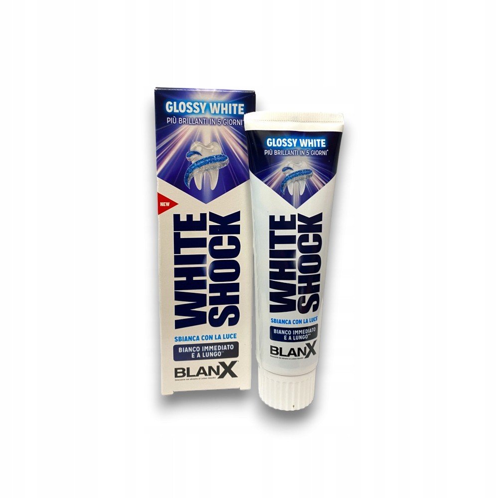 Coswell ,BLANX WHITE SHOCK toothpaste 75ml,BLANX WHITE SHOCK pasta do zębów 75ml