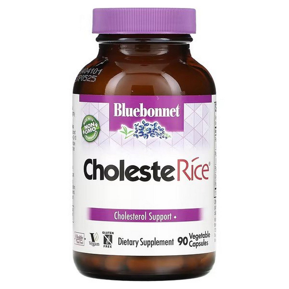 Bluebonnet Nutrition, CholesteRice, 90 Vegetable Capsules,Bluebonnet Nutrition, CholesteReis, 90 pflanzliche Kapseln