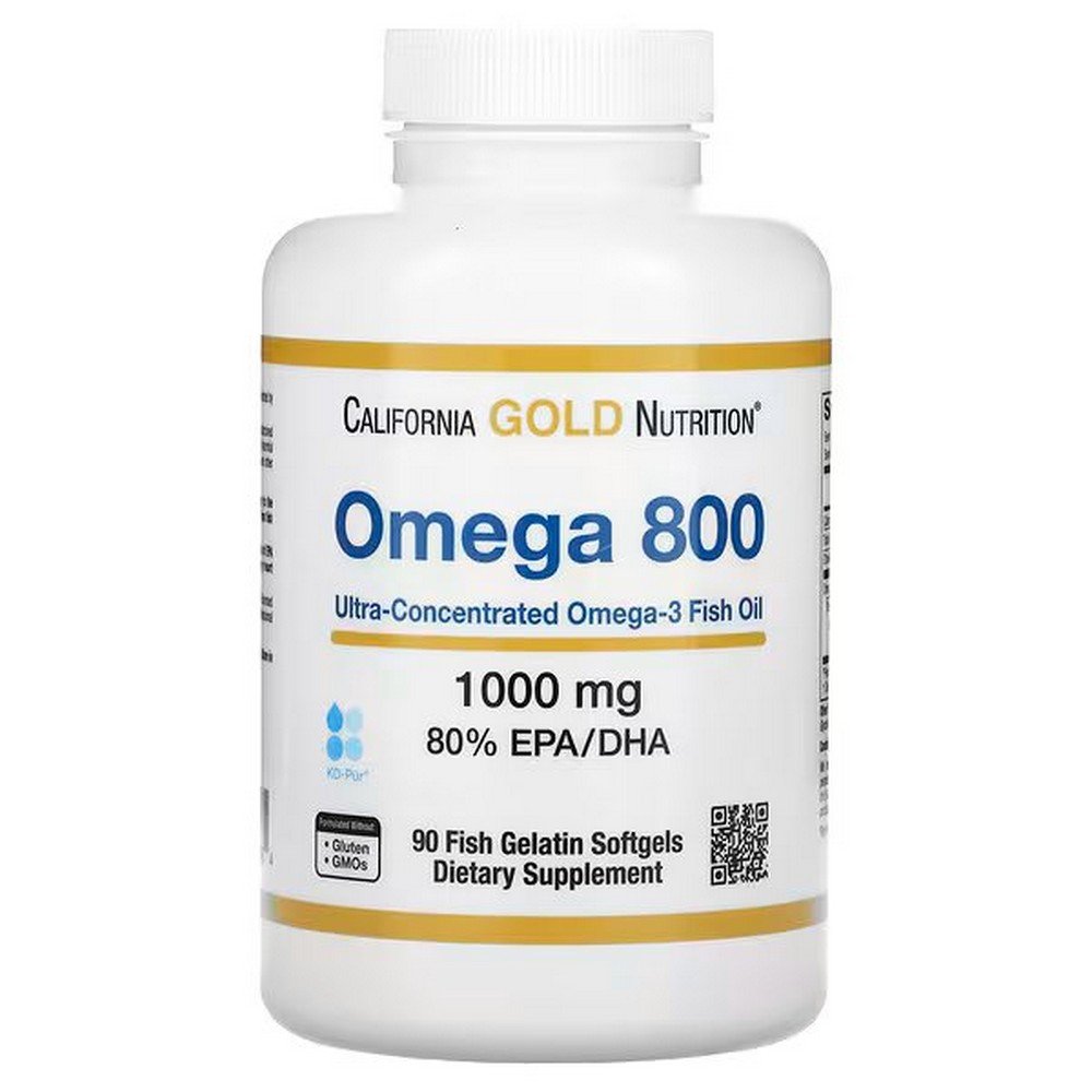 California Gold Nutrition, Omega 800 Pharmaceutical Grade Fish Oil, Omega 800 Pharmaceutical Grade Fish Oil, 80% EPA/DHA, Triglyceride Form, 1,000 mg, 90 Fish Gelatin Softgels,California Gold Nutrition, Omega 800 Pharmaceutical Grade Fish Oil, Omega 800 Fischöl in pharmazeutischer Qualität, 80% EPA/DHA, Triglyceridform, 1.000 mg, 90 Weichkapseln aus Fischgelatine