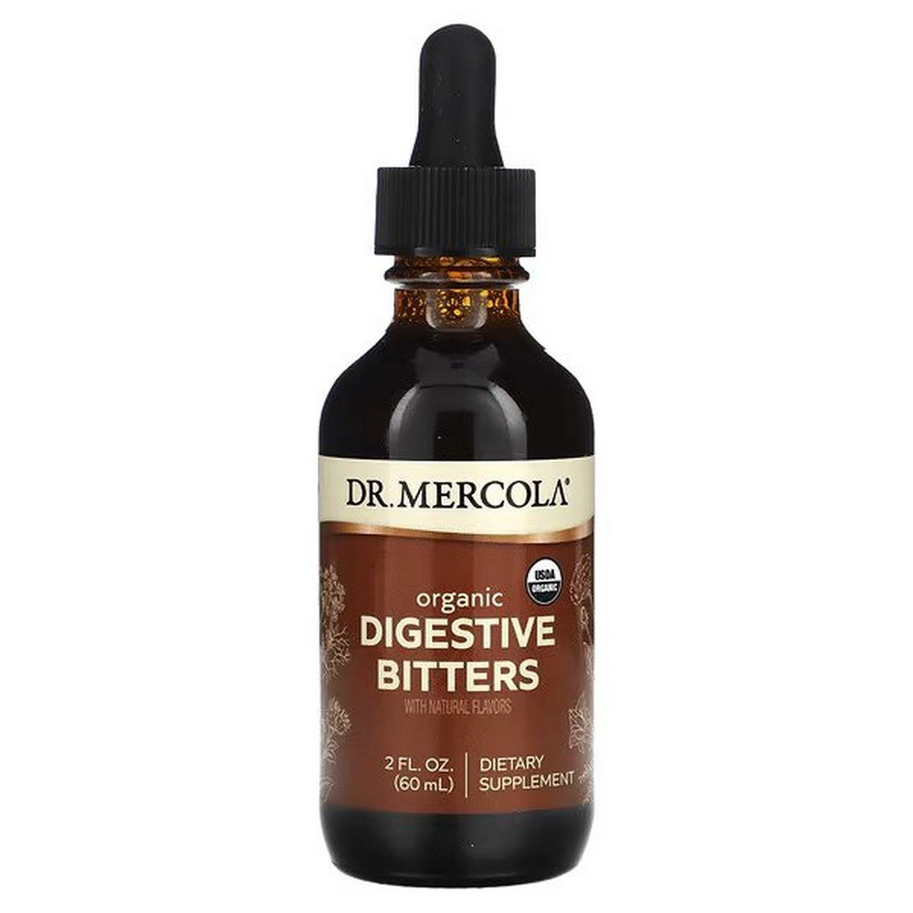 Dr. Mercola, Organic Digestive Bitters with Natural Flavors, 60 ml (2 fl. oz.),Dr. Mercola, Organic Digestive Bitters with Natural Flavors, Bio-Verdauungsbitter mit natürlichen Aromen, 60 ml (2 fl. oz.)
