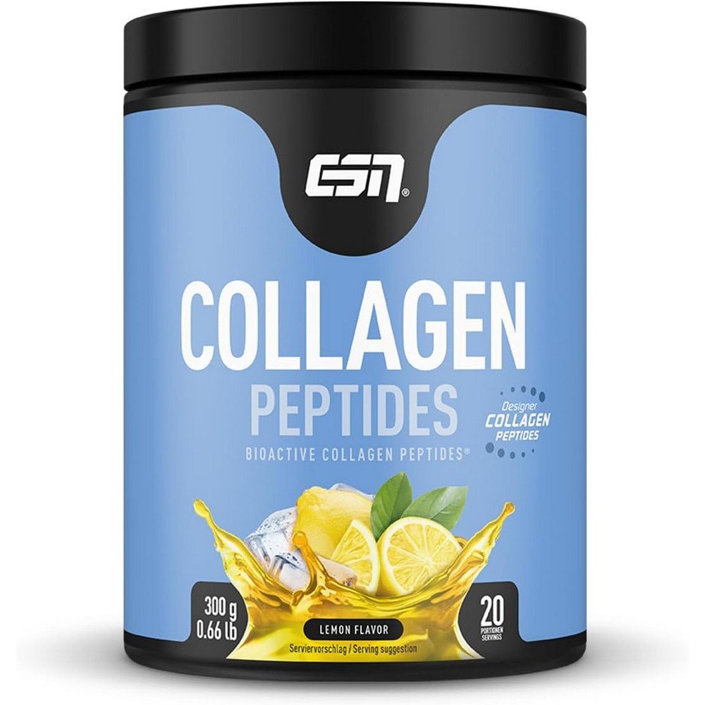 ESN Collagen Peptides, 300 g Lemon, Collagen Powder,Collagen Peptides, 300 g Zitrone, Kollagenpulver