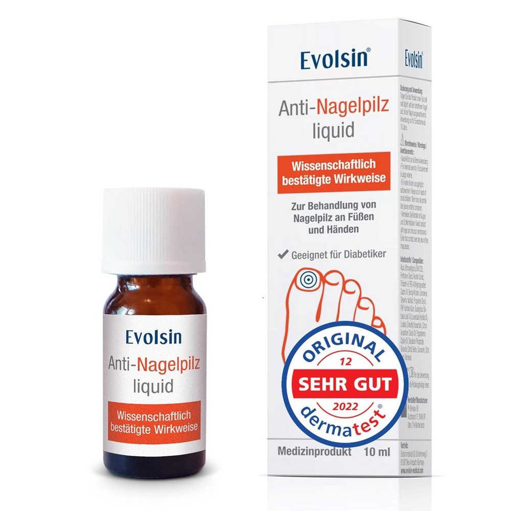 Evolsin Anti-Nail Fungus Liquid I 10 ml, Nagelpilz-Flüssigkeit I 10 ml