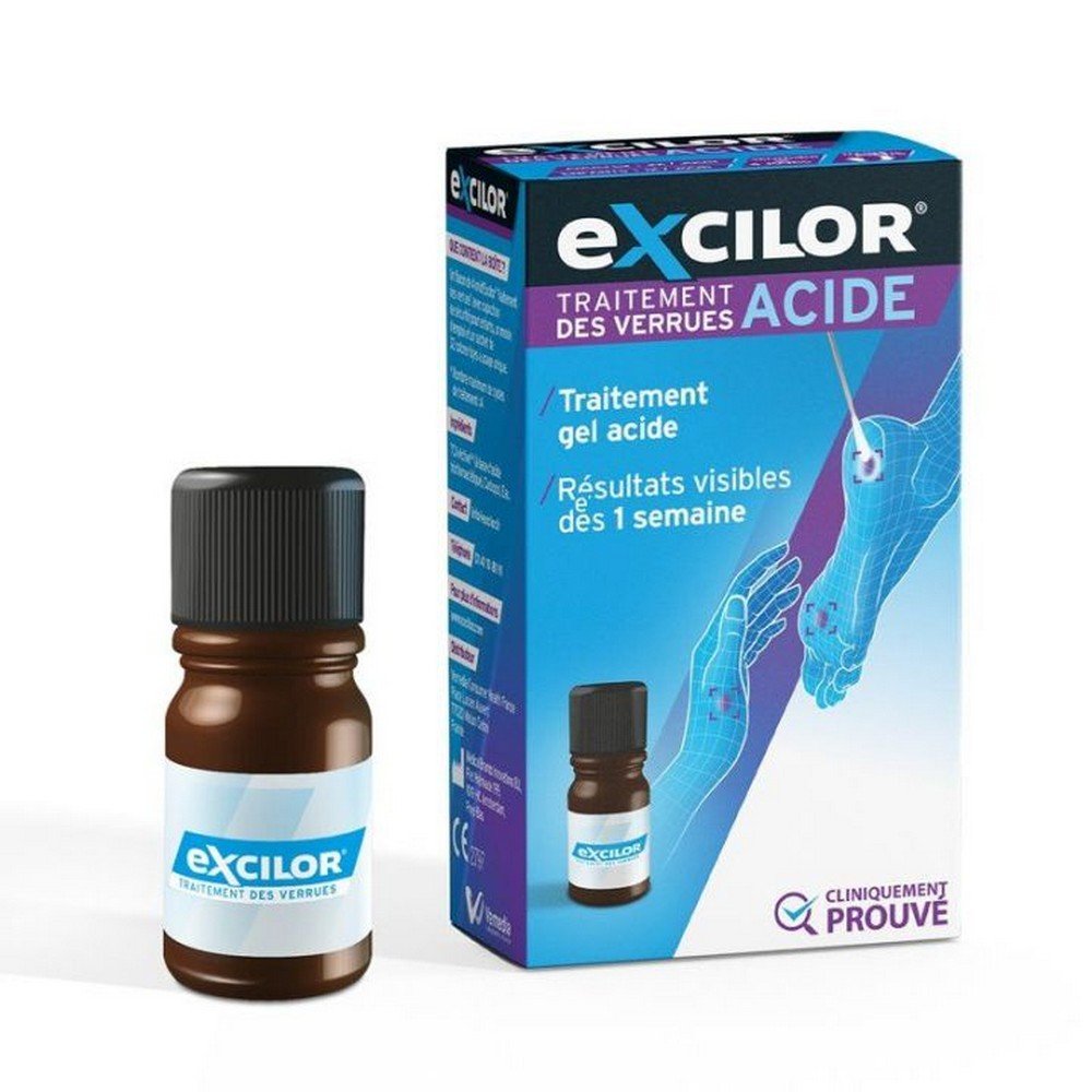 EXCILOR ACID WART Solution 4ml,EXCILOR VERRUE ACIDE Solution 4ml