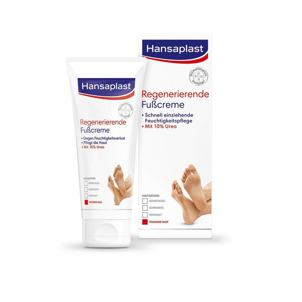 Hansaplast Regenerating Foot Cream 100 ml, Regenerierende Fußcreme 100 ml,